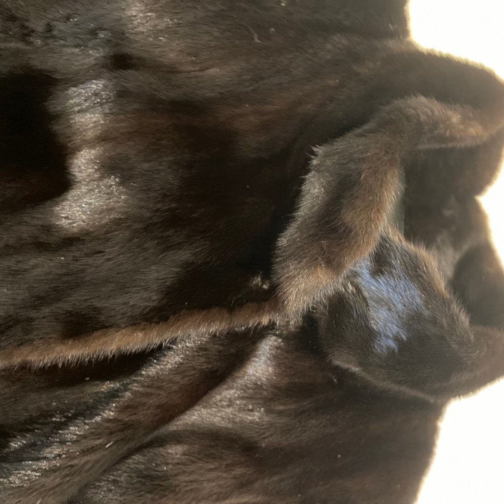 Mahogany Mink Swing Coat - Picture 9 of 14
